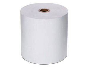 Rollo de Papel Térmico Evotec EV-3022C, 80 mm, 80 mm Diámetro, Papel Térmico, Caja de 50 Rollos.
