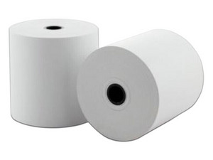 Caja de Rollos Térmicos Folia ROLLO80X70, 80 x 70mm, Color Blanco, Caja com 50 Piezas.