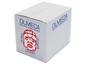 Papel para impresora Olmeca de 9.5" x 11", 1500 Hojas, Color Blanco.