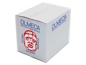 Papel Stock OLMECA de 3 Tantos, 2000 Hojas de 9.5" x 5.5", Color Blanco.