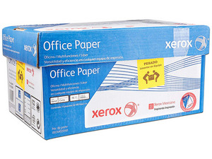 Caja de 5,000 hojas de papel tamaño carta Xerox, Modelo: 003M02040.
