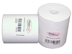 Rollo de papel térmico POSline RPT de 57 x 60 mm. 100 Piezas
