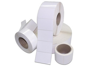 Rollo de etiquetas POSline con 2760 etiquetas térmicas de 3" x 2" rectangular, 150 m.