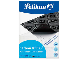 Papel Carbón Pelikan 1015 G, Negro, Tamaño Carta con 100 Hojas