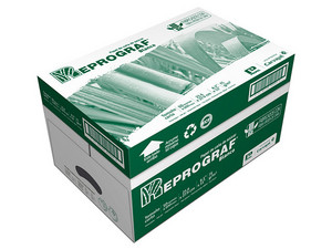 Papel Propal Reprograf tamaño Carta, Blancura de 92%. Caja con 10 paquetes de 500 hojas