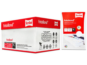 Papel Scribe Fotobond, Oficio, 95% Blancura, Caja con 5000 Hojas.