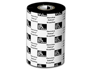Cinta Zebra Economy Wax con cera de 110mm x 450m.