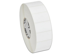 Rollo de etiqueta térmica Zebra Z-Perform 2000T, tamaño de etiquetas 2" x 1", Color Blanco.