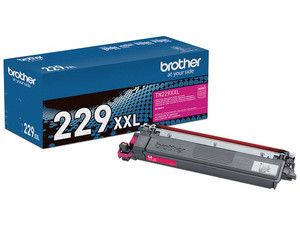 Cartucho de Tóner Brother TN229XXLM, Súper Alto Rendimiento, Hasta 4,000 Páginas, Color Magenta.