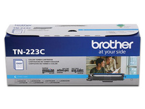 Cartucho de tóner Brother 223 Cian, Modelo: TN-223C.