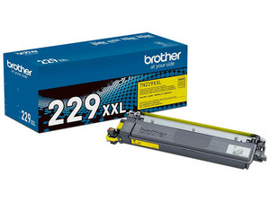 Cartucho de Tóner Brother TN229XXLY, Hasta 4,000 Páginas, Color Amarillo. (Caja abierta)