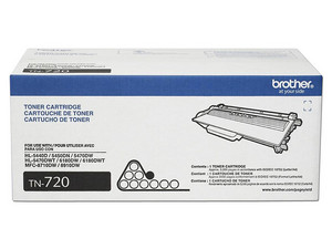 Cartucho de Tóner Brother Negro, Modelo: TN720