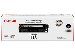 Cartucho de Tóner Canon 118 Negro, Modelo: 2662B001AA.