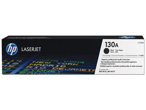 Cartucho de tóner HP 130A Negro Laserjet Original (CF350A).