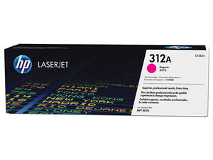 Cartucho de tóner HP 312A Magenta Laserjet Original (CF383A).