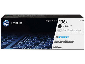 Cartucho de tóner HP 136X Negro LaserJet Original (W1360X).