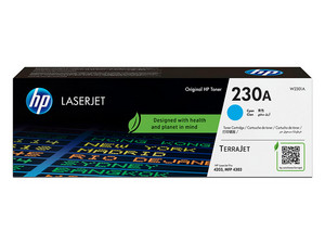 Cartucho de Tóner HP 230A LaserJet, Hasta 1,800 Páginas, Color Cian.