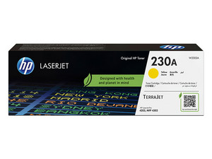 Cartucho de Tóner HP 230A LaserJet, Hasta 1,800 Páginas, Color Amarillo.