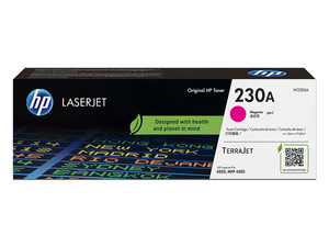 Cartucho de Tóner HP 230A LaserJet, Hasta 1,800 Páginas, Color Magenta.