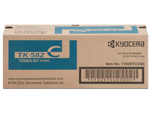Cartucho de Tóner Kyocera cian, Modelo: 1T02KTCUS0.