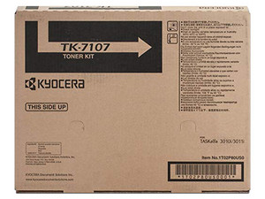 Cartucho de Tóner Kyocera Negro, Modelo: TK-7107.