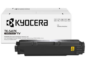 Tóner Kyocera TK-5417K, Color Negro, Rendimento de Hasta 20,000 Impresiones.