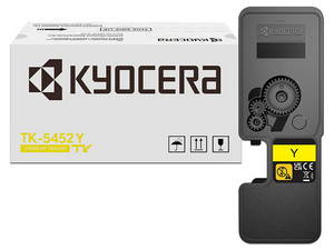 Cartucho de tóner Amarillo, Kyocera, Modelo: TK-5452Y
