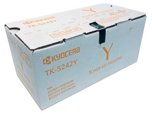 Cartucho de Tóner Kyocera TK-5442Y, Color Amarillo (1T0COAAUS0).