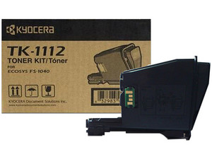 Cartucho de Tóner Kyocera Negro, Modelo: TK-1112.