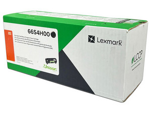 Cartucho de Tóner de Alto Rendimiento Lexmark 66S4H00, Hasta 28,400 Páginas, Color Negro.