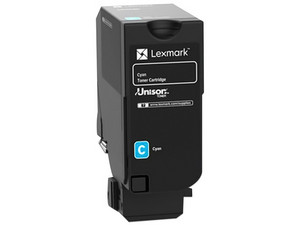 Cartucho de tóner Lexmark programa de retorno Cian, Modelo: 71C80C0.