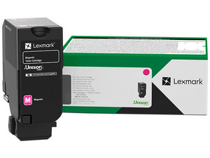 Cartucho de tóner Lexmark programa de retorno Magenta, Modelo: 71C80M0.