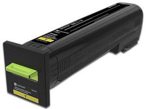 Cartucho de tóner Lexmark, Amarillo, Modelo: 72K4XY0