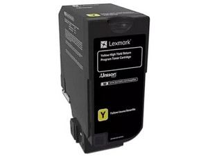 Cartucho de tóner Lexmark, Amarillo, Modelo: 74C4SY0