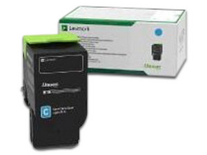 Cartucho de Tóner Lexmark Cian de alto rendimiento, Modelo: 78C4UC0.