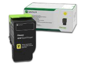 Cartucho de Tóner Lexmark, Amarillo, Modelo: 78C4UY0.