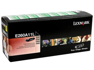 Cartucho de tóner Lexmark, Modelo: E260A11L