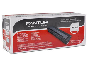 Cartucho de tóner Pantum monocromático, Modelo: PB-210R