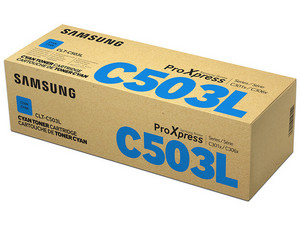 Cartucho de tóner Samsung, Cian, Modelo: CLT-C503L