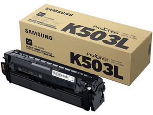 Cartucho de tóner Samsung, Negro, Modelo: CLT-K503L/XAX