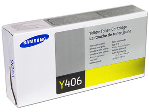 Cartucho de Tóner Samsung, Amarillo, Modelo: CLT-Y406S.