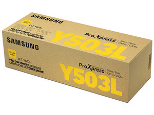 Cartucho de tóner Samsung, Amarillo, Modelo: CLT-Y503L/XAX.