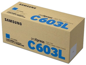 Cartucho de Tóner Samsung de Alto Rendimiento, Cian, Modelo: CLT-C603L.