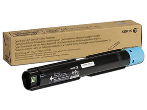 Cartucho de tóner Xerox, Cian, Modelo: 106R03748