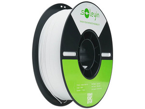 Rollo de Filamento Creality Soleyin Ultra de PLA de 1.75mm, 1Kg. Color Blanco.