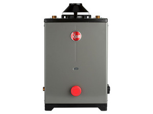 Boiler de Paso Rheem One, Gas LP, 8 Litros, Color Gris.