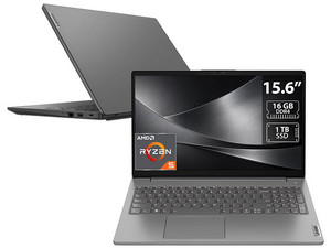 Laptop Lenovo V15 G4:
Procesador AMD Ryzen 5 7430U (hasta 4.3 GHz), 
Memoria de 16GB DDR4, 
SSD de 1TB, 
Pantalla de 15.6" LED, 
Video Radeon Graphics, 
S.O. Windows 11 Pro.