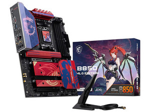 T. Madre MSI B850 MLG EDITION: 
Chipset AMD B850, 
Segmento: Alto/Gamer, 
Soporta: Procesadores AMD Ryzen 9000 Series, 
Socket AM5, 
RAM: DDR5 5600MHz, 256GB Máx, 
AudioHD, Red, Wi-Fi 7, USB y SATA 3.0, M.2, 
ATX, Ptos: 1xPCIE5.0x16