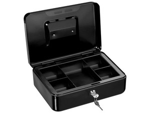 Cajón para Dinero Barrilito Metálica CM3, Color Negro.