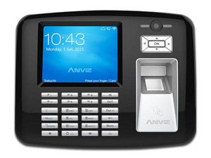 Control de acceso Anviz OA1000 Pro de hasta 10,000 huellas, 200,000 registros, Pantalla 3.5", Wi-Fi.